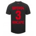 Maillot de foot Bayer Leverkusen Piero Hincapie #3 Domicile vêtements 2023-24 Manches Courtes